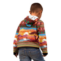 African Heritage and Celebrated Christmas Kid Hoodie - Wonder Print Shop