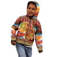 African Heritage and Celebrated Christmas Kid Hoodie - Wonder Print Shop