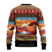 African Heritage and Celebrated Christmas Ugly Christmas Sweater - Wonder Print Shop