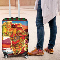 African Heritage and Celebrated Christmas Luggage Cover - Wonder Print Shop