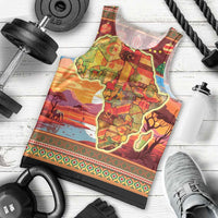 African Heritage and Celebrated Christmas Men Tank Top - Wonder Print Shop