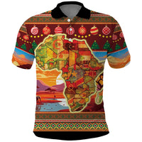 African Heritage and Celebrated Christmas Polo Shirt - Wonder Print Shop