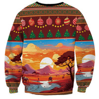 African Heritage and Celebrated Christmas Sweatshirt - Wonder Print Shop