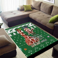 Giraffe Autism Area Rug Seeing The World From Different Angles - Wonder Print Shop