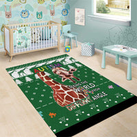 Giraffe Autism Area Rug Seeing The World From Different Angles - Wonder Print Shop