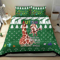 Giraffe Autism Bedding Set Seeing The World From Different Angles - Wonder Print Shop