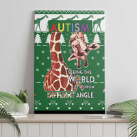 Giraffe Autism Canvas Wall Art Seeing The World From Different Angles - Wonder Print Shop