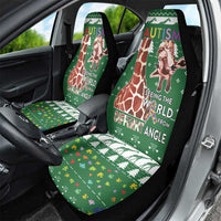 Giraffe Autism Car Seat Cover Seeing The World From Different Angles - Wonder Print Shop