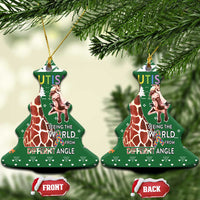 Giraffe Autism Ceramic Ornament Seeing The World From Different Angles - Wonder Print Shop