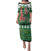 Giraffe Autism Family Matching Puletasi and Hawaiian Shirt Seeing The World From Different Angles - Wonder Print Shop