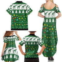 Giraffe Autism Family Matching Summer Maxi Dress and Hawaiian Shirt Seeing The World From Different Angles - Wonder Print Shop