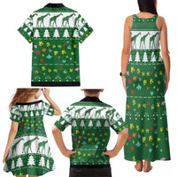 Giraffe Autism Family Matching Tank Maxi Dress and Hawaiian Shirt Seeing The World From Different Angles - Wonder Print Shop