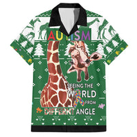 Giraffe Autism Hawaiian Shirt Seeing The World From Different Angles - Wonder Print Shop