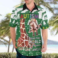 Giraffe Autism Hawaiian Shirt Seeing The World From Different Angles - Wonder Print Shop
