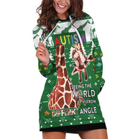 Giraffe Autism Hoodie Dress Seeing The World From Different Angles - Wonder Print Shop