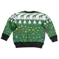 Giraffe Autism Kid Ugly Christmas Sweater Seeing The World From Different Angles - Wonder Print Shop