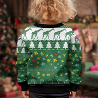 Giraffe Autism Kid Ugly Christmas Sweater Seeing The World From Different Angles - Wonder Print Shop