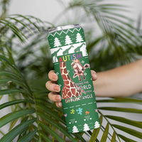 Giraffe Autism Skinny Tumbler Seeing The World From Different Angles - Wonder Print Shop
