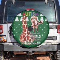 Giraffe Autism Spare Tire Cover Seeing The World From Different Angles - Wonder Print Shop