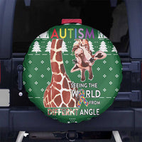 Giraffe Autism Spare Tire Cover Seeing The World From Different Angles - Wonder Print Shop