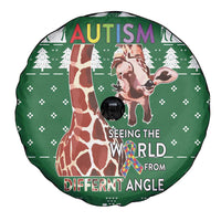 Giraffe Autism Spare Tire Cover Seeing The World From Different Angles - Wonder Print Shop
