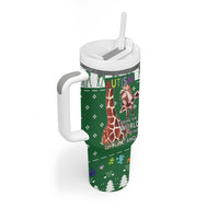 Giraffe Autism Tumbler With Handle Seeing The World From Different Angles - Wonder Print Shop