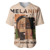 Melanin Every Shade Slays Baseball Jersey African Women