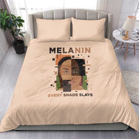 Melanin Every Shade Slays Bedding Set African Women