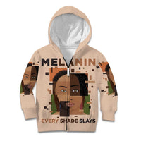 Melanin Every Shade Slays Kid Hoodie African Women
