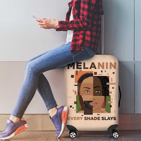 Melanin Every Shade Slays Luggage Cover African Women