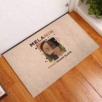 Melanin Every Shade Slays Rubber Doormat African Women