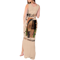 Melanin Every Shade Slays Tank Maxi Dress African Women