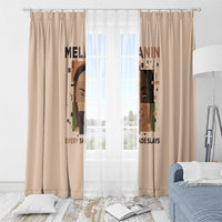 Melanin Every Shade Slays Window Curtain African Women