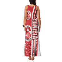 Tunisia Football Family Matching Tank Maxi Dress and Hawaiian Shirt Eagles of Carthage Soccer - Road To Champion