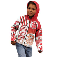 Tunisia Football Kid Hoodie Eagles of Carthage Soccer - Road To Champion