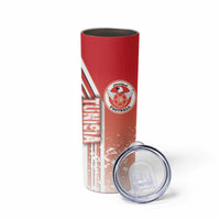 Tunisia Football Skinny Tumbler Eagles of Carthage Soccer - Road To Champion