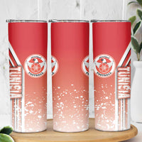 Tunisia Football Skinny Tumbler Eagles of Carthage Soccer - Road To Champion