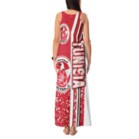 Tunisia Football Tank Maxi Dress Eagles of Carthage Soccer - Road To Champion
