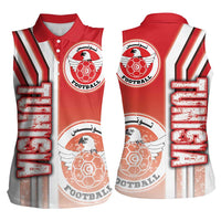 Tunisia Football Women Sleeveless Polo Shirt Eagles of Carthage Soccer - Road To Champion