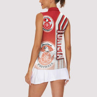 Tunisia Football Women Sleeveless Polo Shirt Eagles of Carthage Soccer - Road To Champion