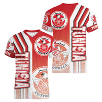 Tunisia Football Women V-Neck T-Shirt Eagles of Carthage Soccer - Road To Champion