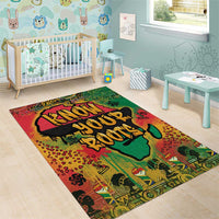 African Map Graffiti Area Rug Know You Roots - Wonder Print Shop
