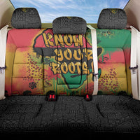 African Map Graffiti Back Car Seat Cover Know You Roots - Wonder Print Shop