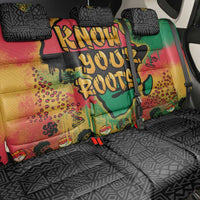 African Map Graffiti Back Car Seat Cover Know You Roots - Wonder Print Shop