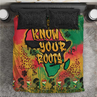 African Map Graffiti Bedding Set Know You Roots - Wonder Print Shop