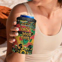 African Map Graffiti 4 in 1 Can Cooler Tumbler Know You Roots - Wonder Print Shop