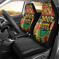 African Map Graffiti Car Seat Cover Know You Roots - Wonder Print Shop