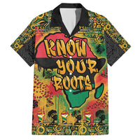African Map Graffiti Hawaiian Shirt Know You Roots - Wonder Print Shop