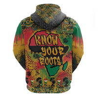 African Map Graffiti Hoodie Know You Roots - Wonder Print Shop