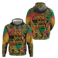 African Map Graffiti Hoodie Know You Roots - Wonder Print Shop